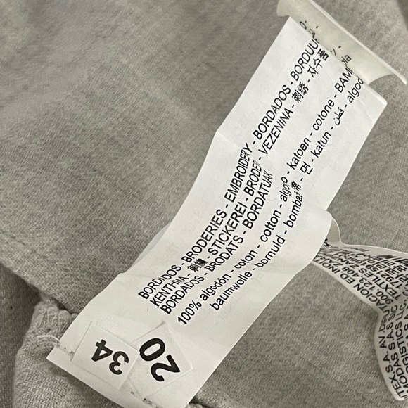 ❌SOLD❌ZARA Boho Embroidered Puff Sleeve Top - Picture 4 of 5